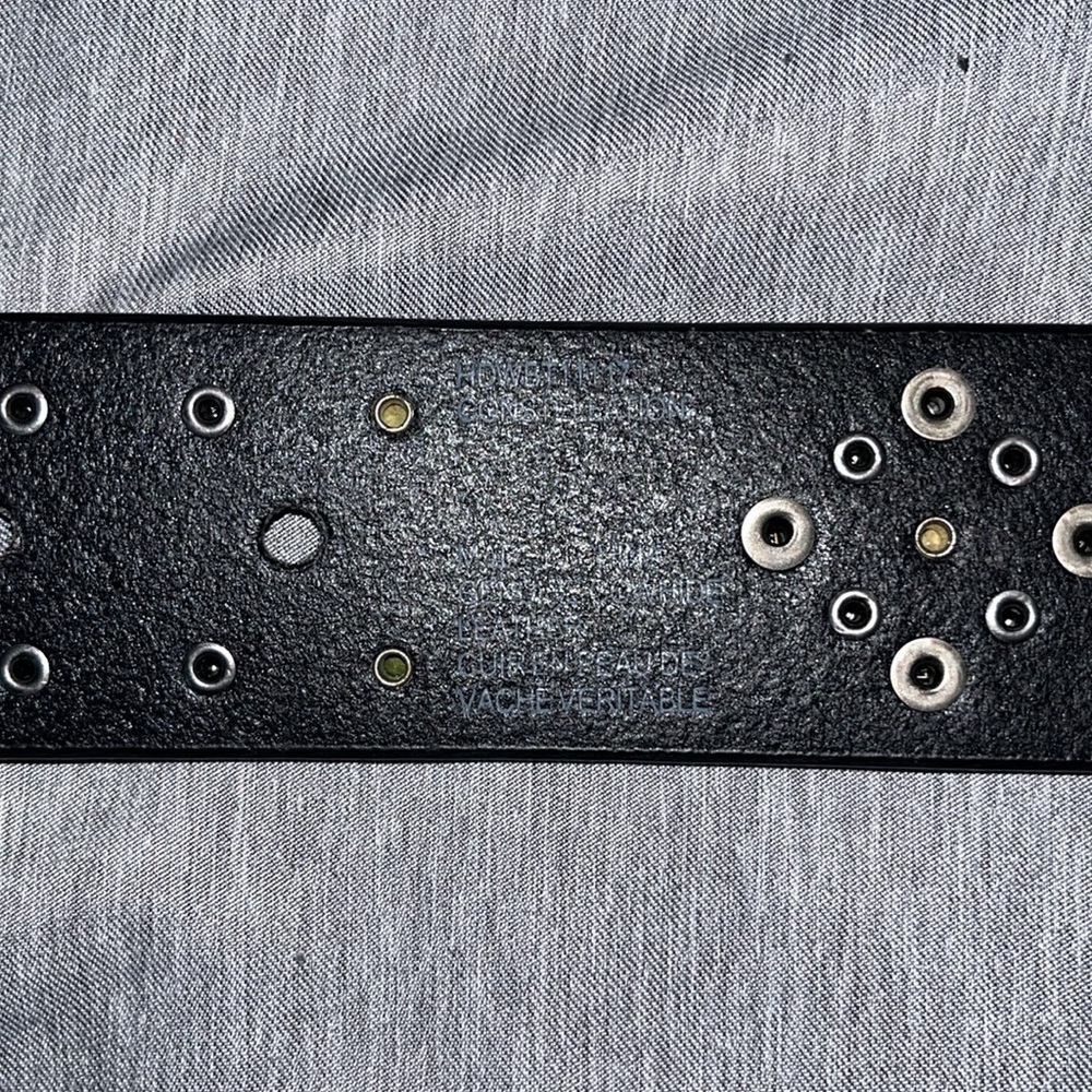 Harley-Davidson® NWOT Women's Dazzler Genuine Leather Belt Black - Picture 4 of 8